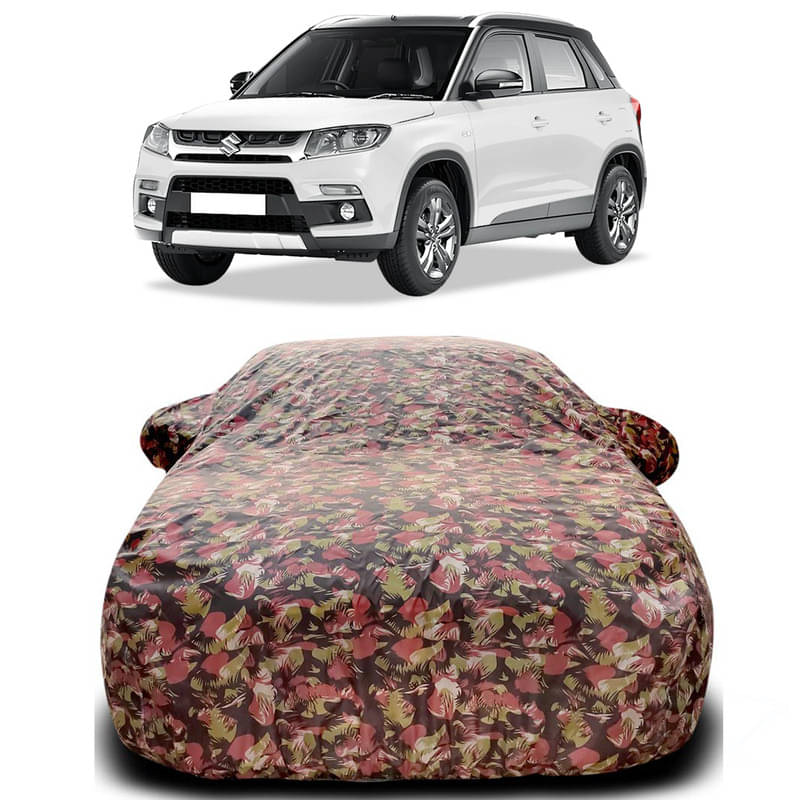     			RABABLI Maruti Suzuki Brezza Without Mirror Pocket (Pack of 1, Multicolour)