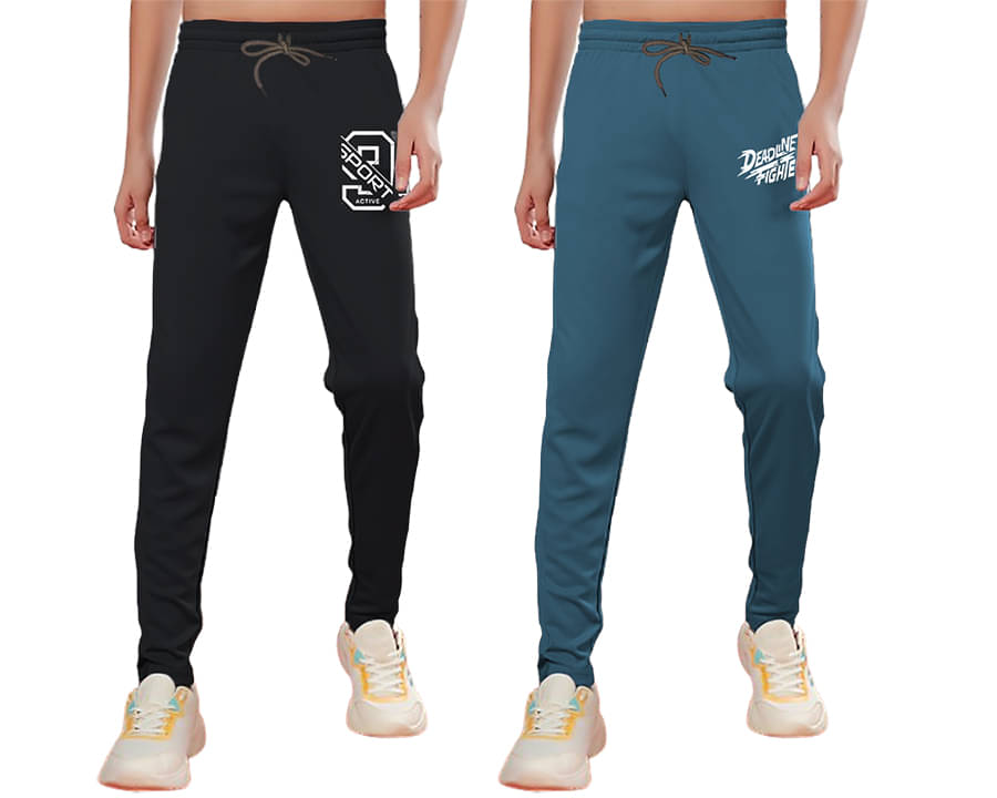 RazcalJack Pack of 2 Boys Polyester Blend Trackpant ( Multicolor 2 )     			RazcalJack Pack of 2 Boys Polyester Blend Trackpant ( Multicolor 2 )