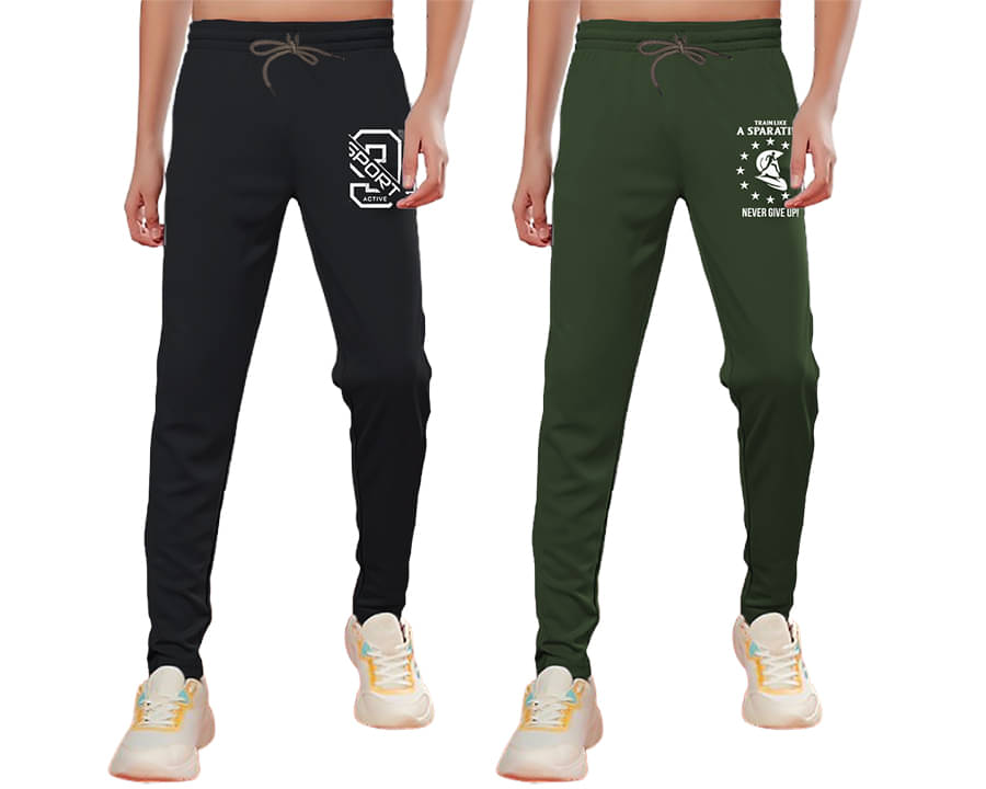 RazcalJack Pack of 2 Boys Polyester Blend Trackpant ( Multicolor 3 ) RazcalJack Pack of 2 Boys Polyester Blend Trackpant ( Multicolor 3 )