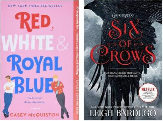     			Red, White & Royal Blue + Six Of Crows (English, Paperback, Bardugo Leigh + McQuiston Casey)