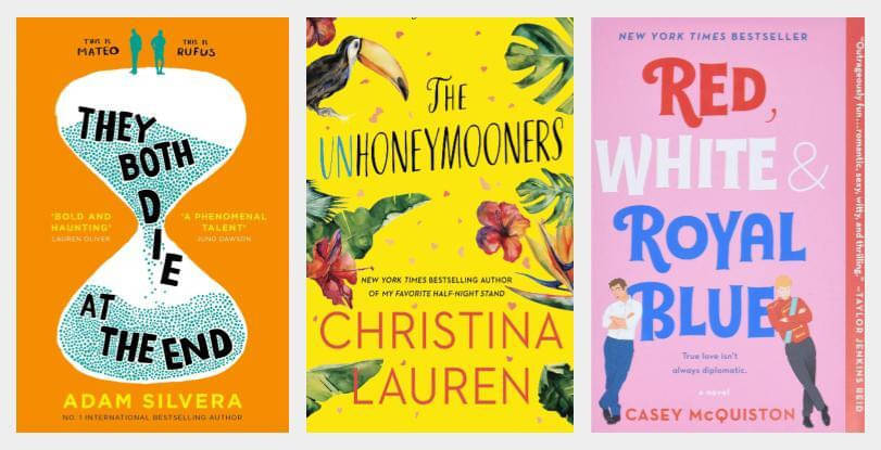     			Red, White & Royal Blue + The Unhoneymooners + They Both Die At The End (English, Paperback, McQuiston Casey + Lauren Christina + Silvera Adam)