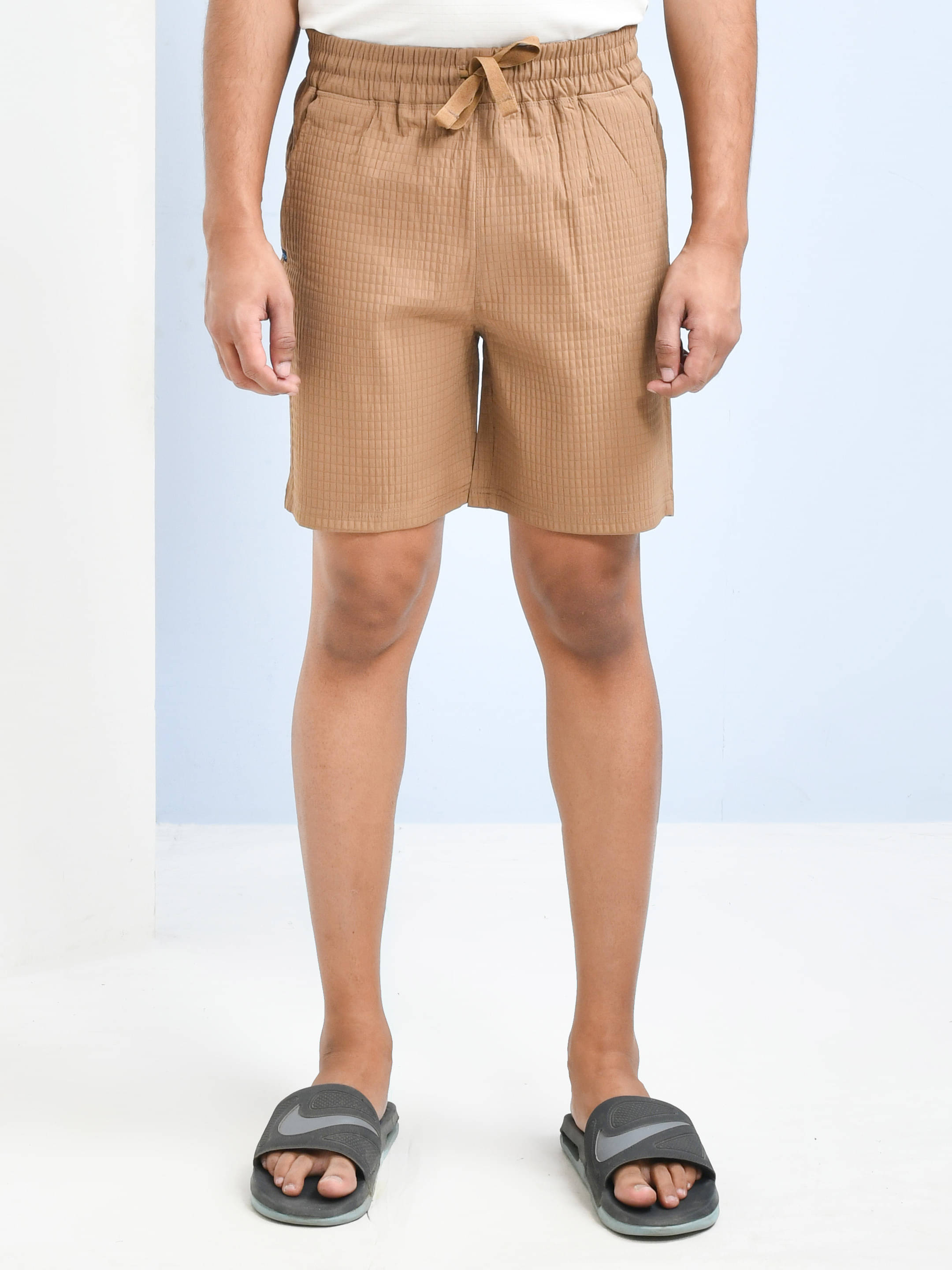     			SKYKNIT Brown Polyester Men's Shorts ( Pack of 1 )