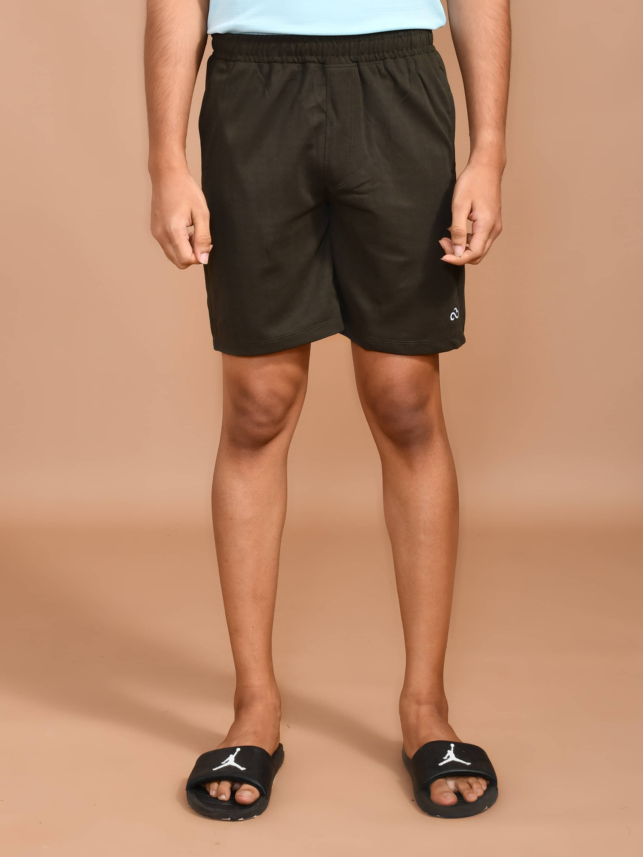     			SKYKNIT Green Cotton Blend Men's Shorts ( Pack of 1 )