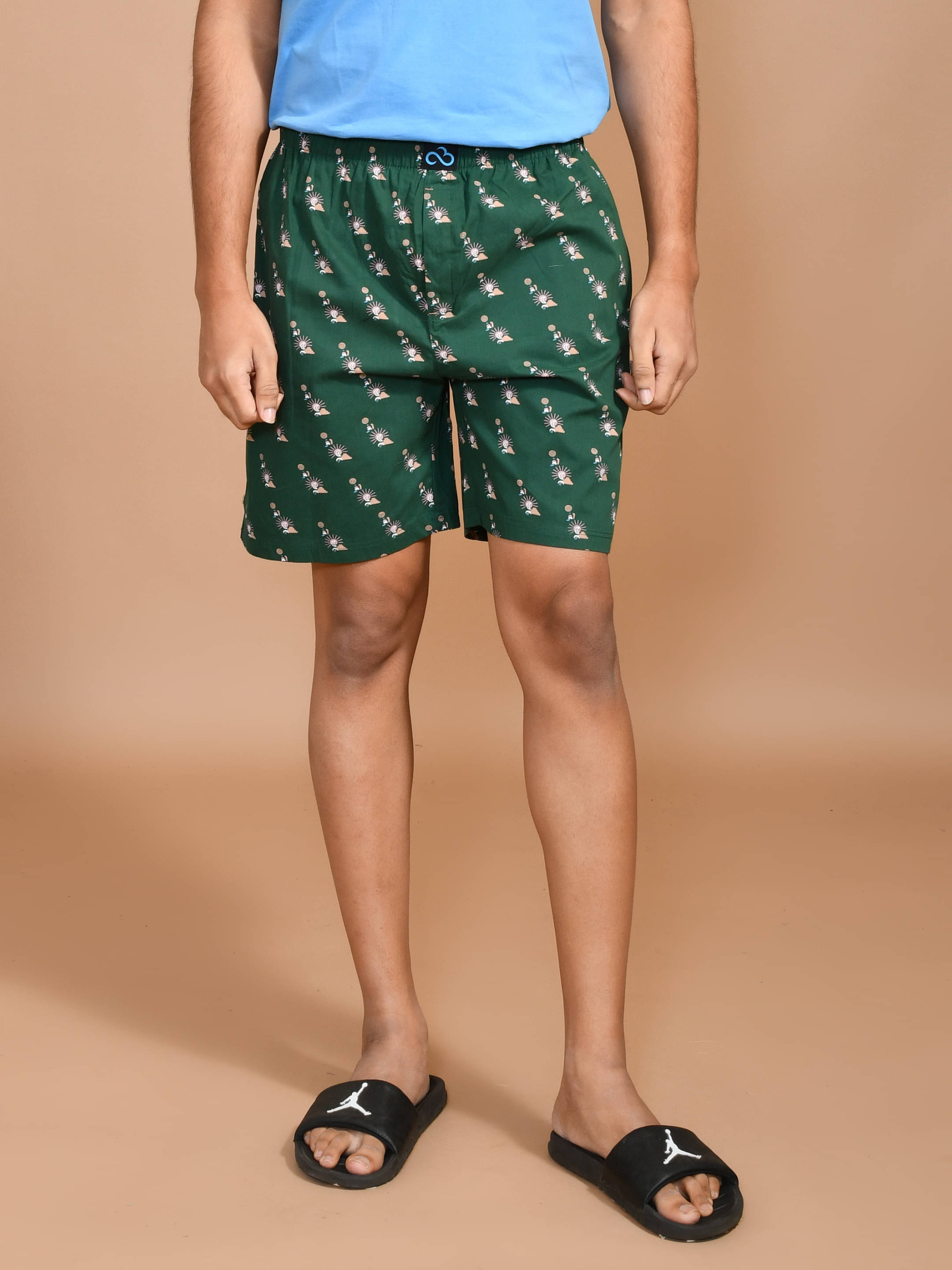 SKYKNIT Green Polyester Men's Shorts ( Pack of 1 ) SKYKNIT Green Polyester Men's Shorts ( Pack of 1 )