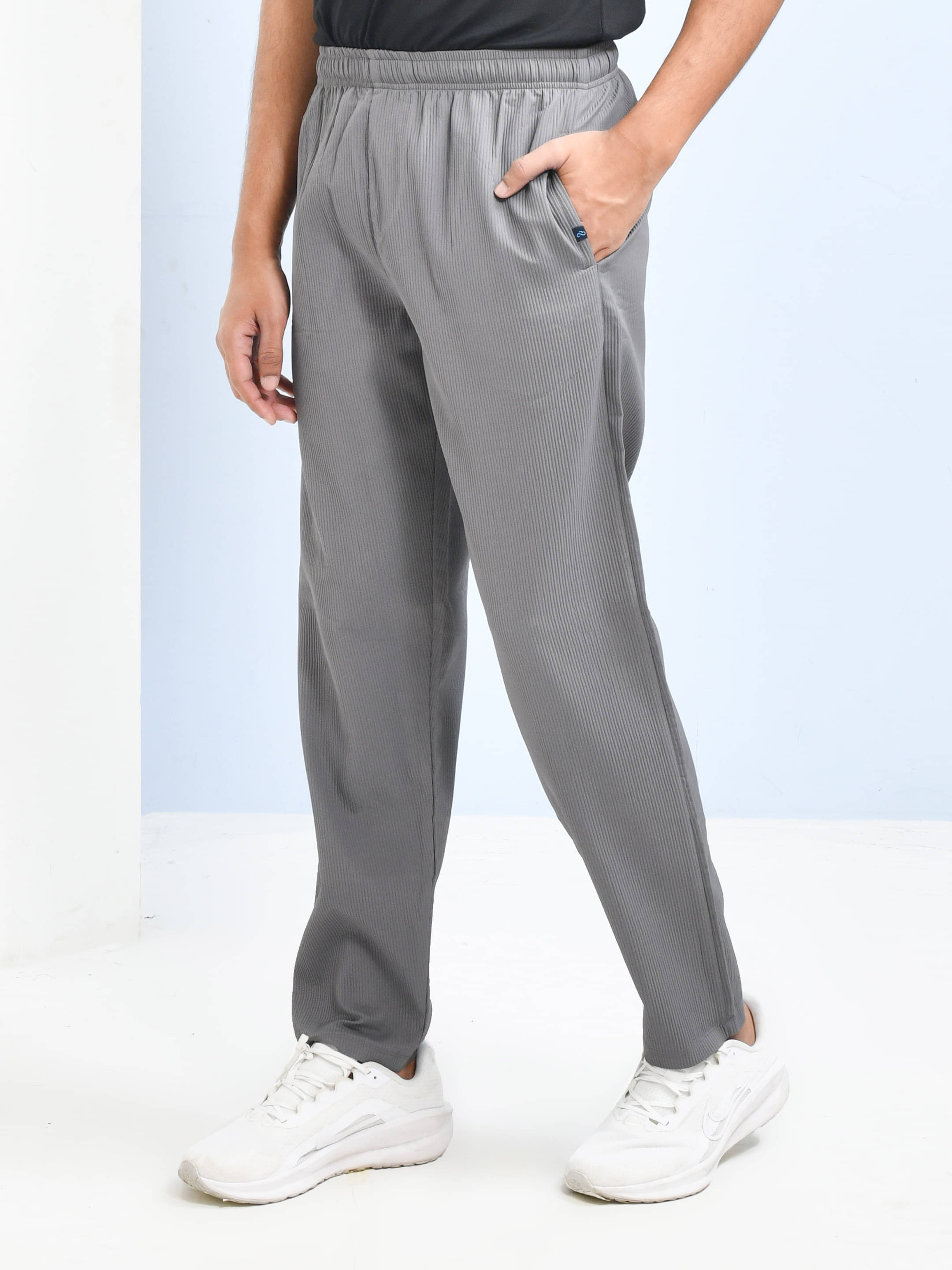     			SKYKNIT Grey Polyester Men's Trackpants ( Pack of 1 )