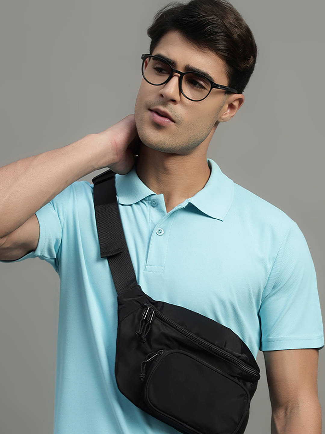     			Simple Solution Men Polyester Regular Fit Solid Polo T Shirt ( Aqua )