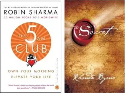     			THE 5 AM Club +THE Secret (ENGLISH)  (Paperback, Robin Sharma Author, Rhonda Byrne Author)
