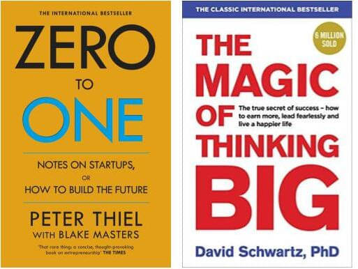     			The Magic Of Thinking Big + Zero To One - Notes On Start Ups, Or How To Build The Future  (English, Paperback, Peter Thiel, Masters Blake + \nSchwartz David J)
