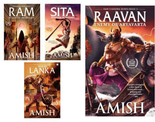 The Ram Chandra Series Boxset Of 4 Books (Perfect Gift For This Festive Season) : Ram - Scion Of Ikshvaku, Sita : Warrior Of Mithila, Raavan : Enemy ... Raavan : Enemy Of Aryavarta, War Of Lanka) Paperback – Box Set, 20 October 2022 The Ram Chandra Series Boxset Of 4 Books (Perfect Gift For This Festive Season) : Ram - Scion Of Ikshvaku, Sita : Warrior Of Mithila, Raavan : Enemy ... Raavan : Enemy Of Aryavarta, War Of Lanka) Paperback – Box Set, 20 October 2022