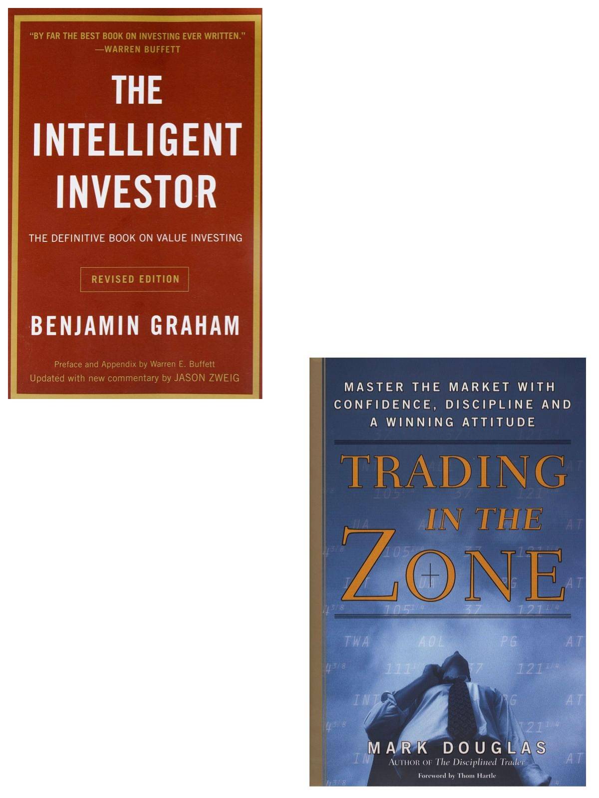     			Trading In The Zone + The Intelligent Investor  (Paperback, Benjamin Graham + Mark Douglas)