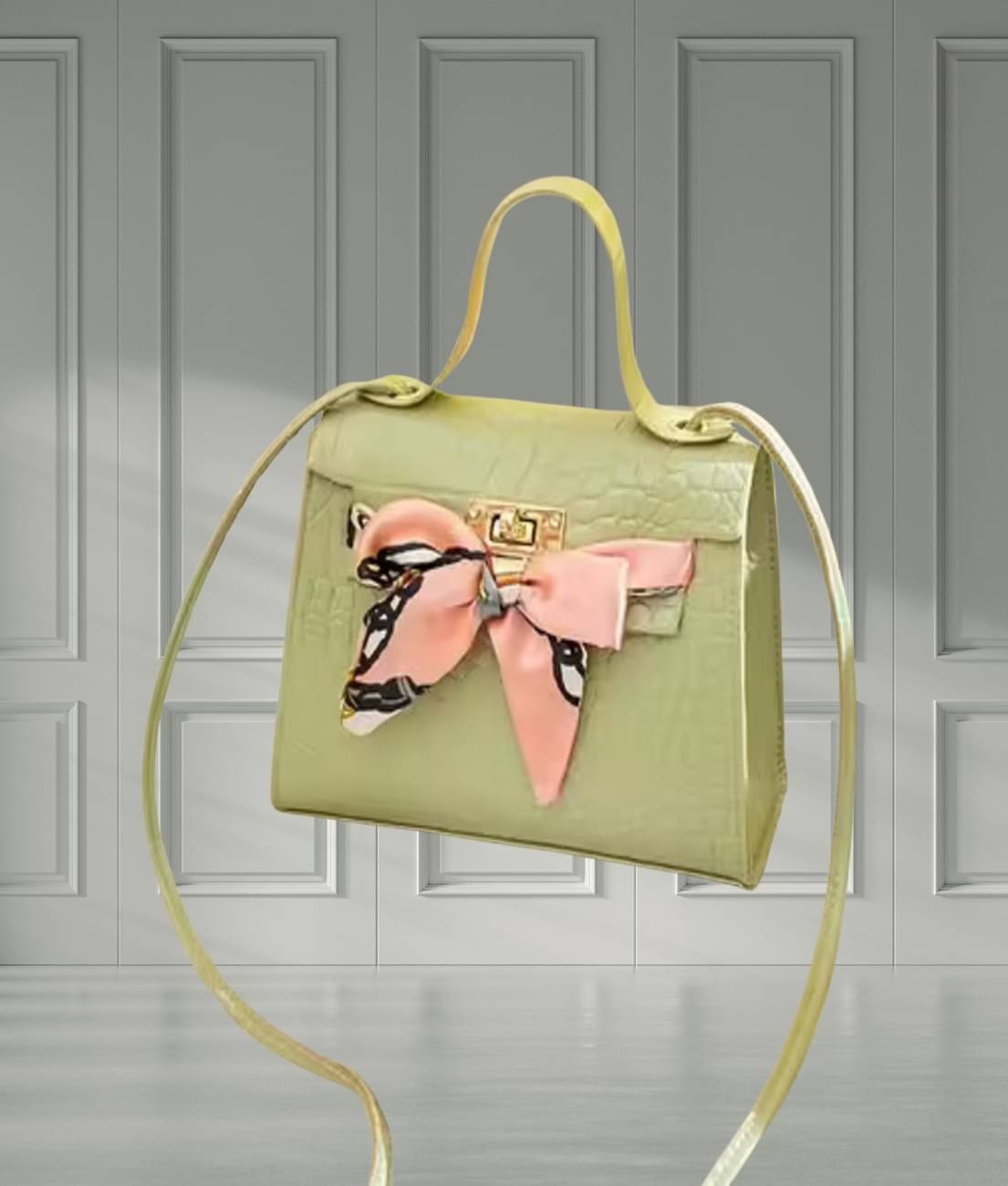     			gufrina Sling Bag PU Set of 1 ( Green )