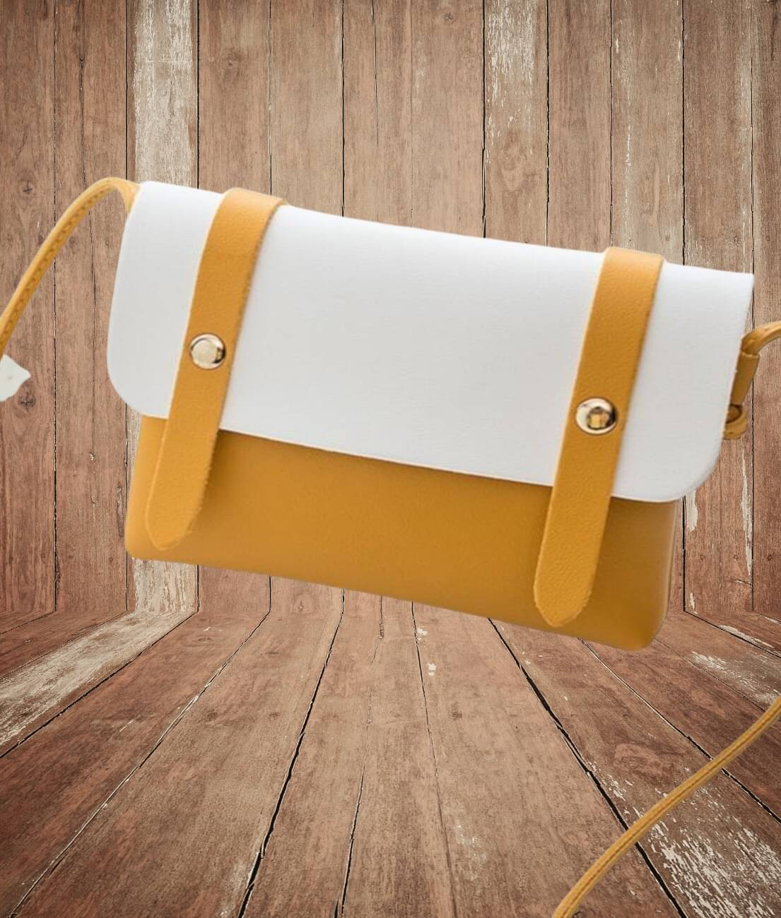     			gufrina Sling Bag PU Set of 1 ( Mustard )