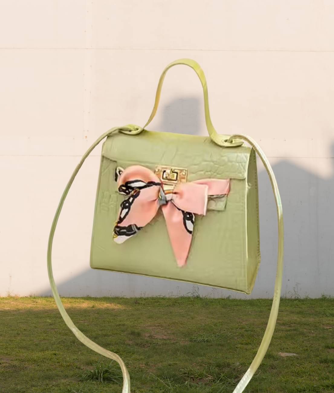     			gufrina Sling Bag PU Set of 1 ( Green )