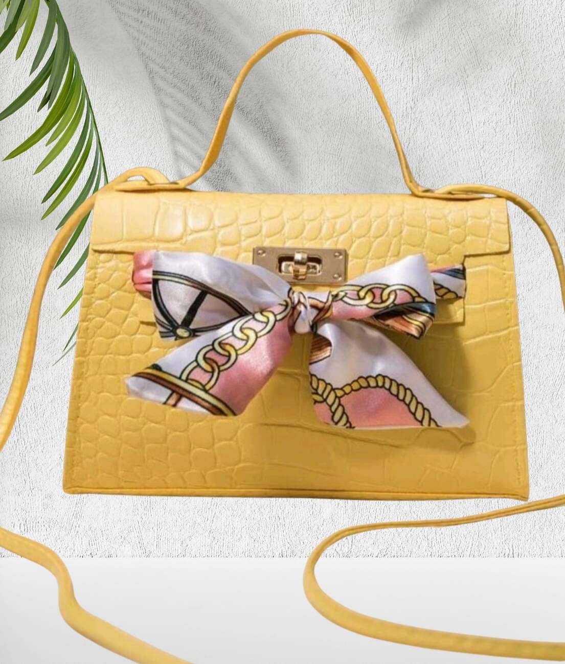     			gufrina Sling Bag PU Set of 1 ( Yellow )