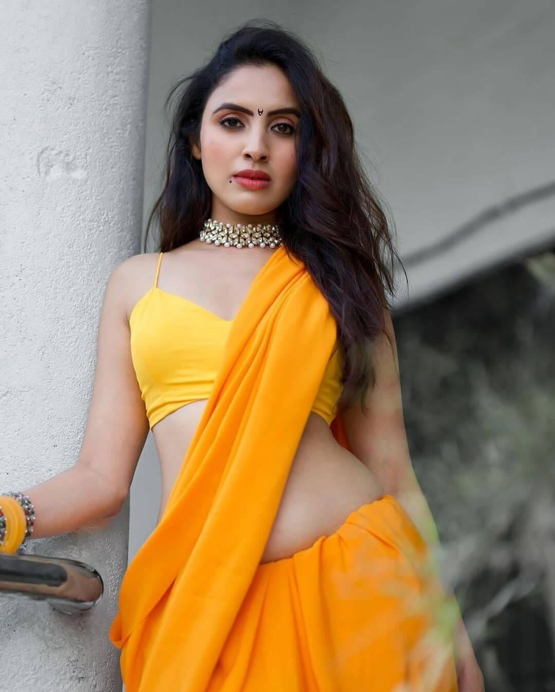 ANAND SAREES Georgette Dyed Regular Saree With Unstitched Blouse Piece ( Orange ) ANAND SAREES Georgette Dyed Regular Saree With Unstitched Blouse Piece ( Orange )