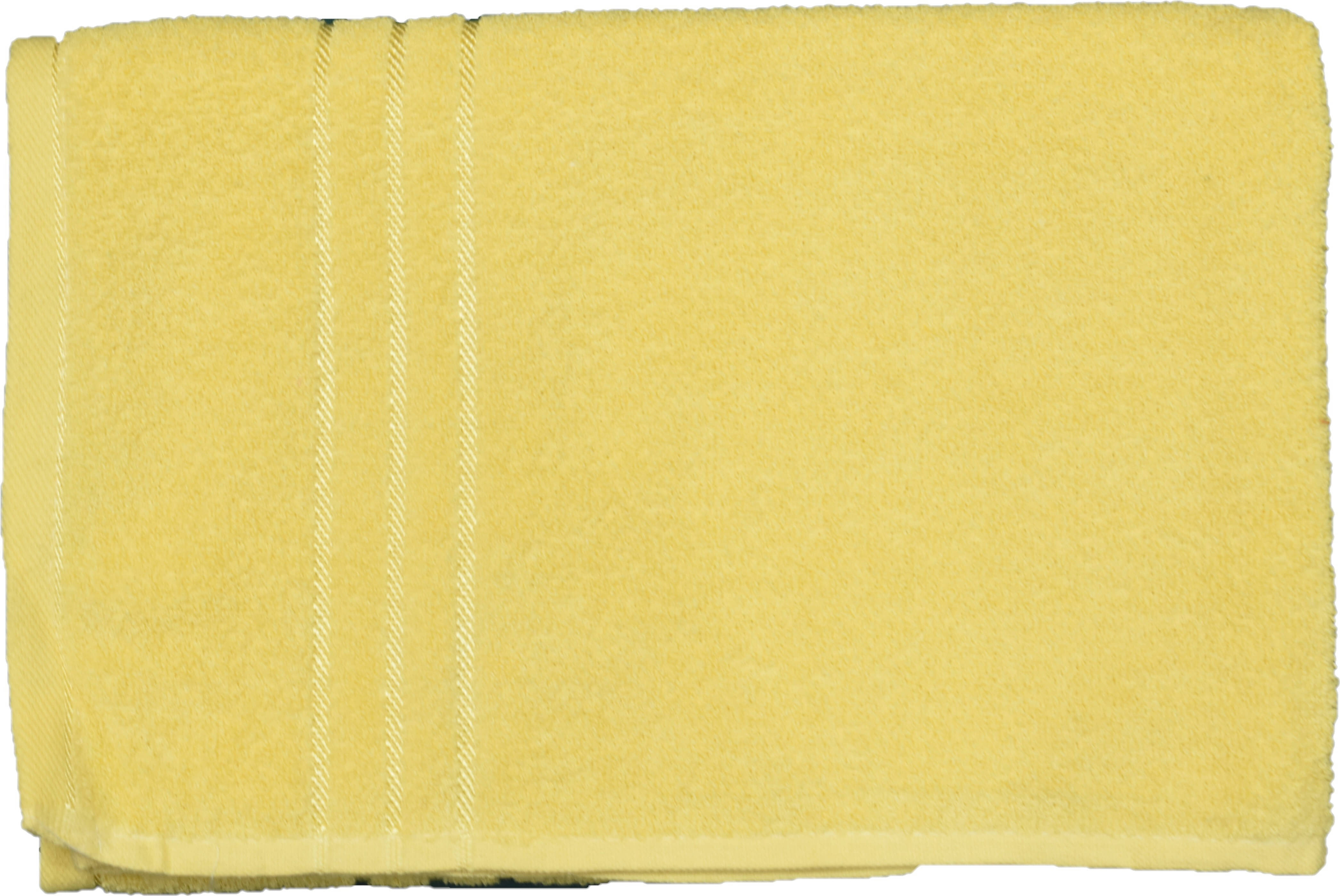     			Akeshavam Pack of 1 Cotton Below 300 -GSM Bath Towel ( Yellow )