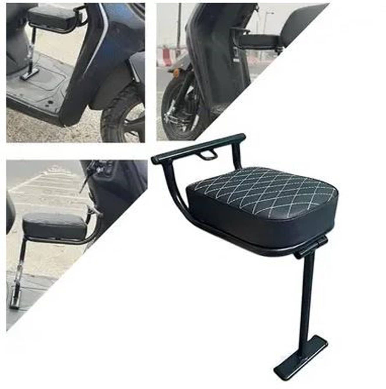Baby Seat for Scooty / Foldable Design | Safe & Comfortable Ride for Kid Bike Universal baby seat Baby Seat for Scooty / Foldable Design | Safe & Comfortable Ride for Kid Bike Universal baby seat