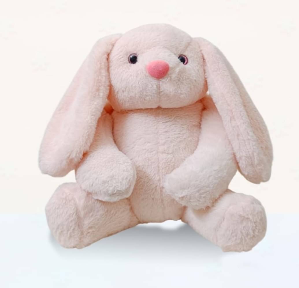     			CuddleNest Floppy Ear Bunny Plush – Soft Toy for Kids, Girls, Boys, Babies | Perfect 1ft Peach Stuffed Toy