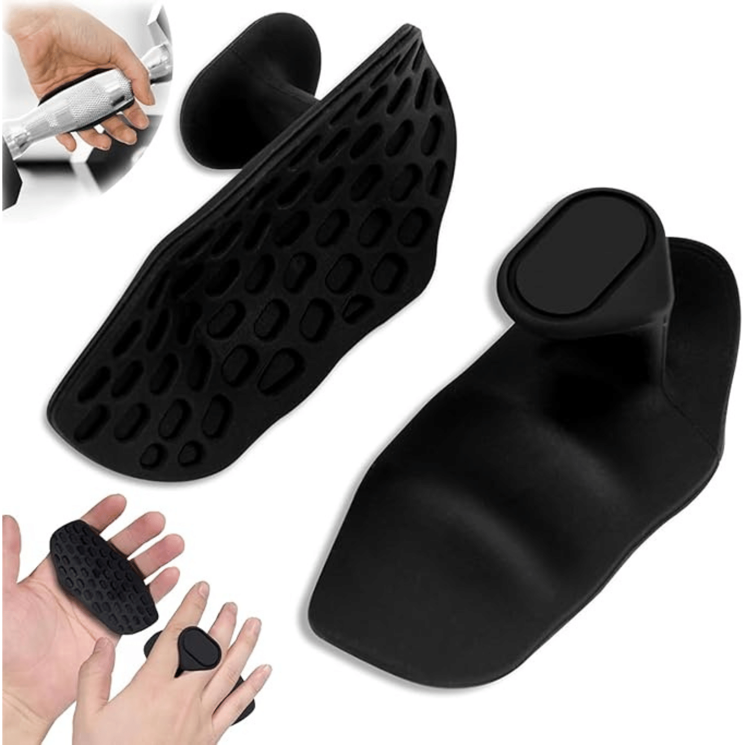 DNESHY 1Pair Weight Lifting Grip, Workout Gyms Gloves, Ergonomic Anti-Slip Rubber Palm Protector for Deadlifts, Pull-Ups, Strength Training, Dumbbells & Gymnastics Workout Straps & Hook for Men, Women DNESHY 1Pair Weight Lifting Grip, Workout Gyms Gloves, Ergonomic Anti-Slip Rubber Palm Protector for Deadlifts, Pull-Ups, Strength Training, Dumbbells & Gymnastics Workout Straps & Hook for Men, Women