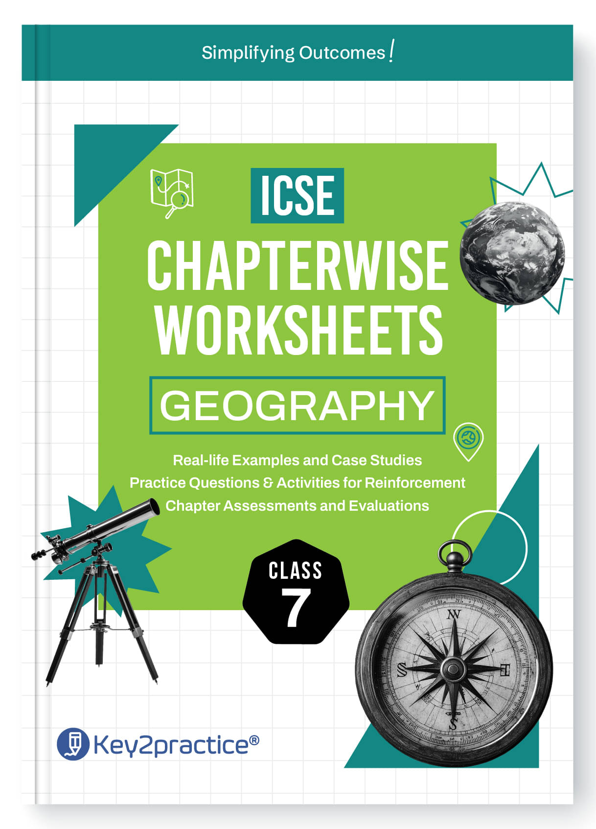     			Gurukul By Oswal Geography Chapterwise Worksheets ICSE Class 7 For Exam 2025 : Real Life Questions, Practice Questions, Activities, Case Studies, Chap