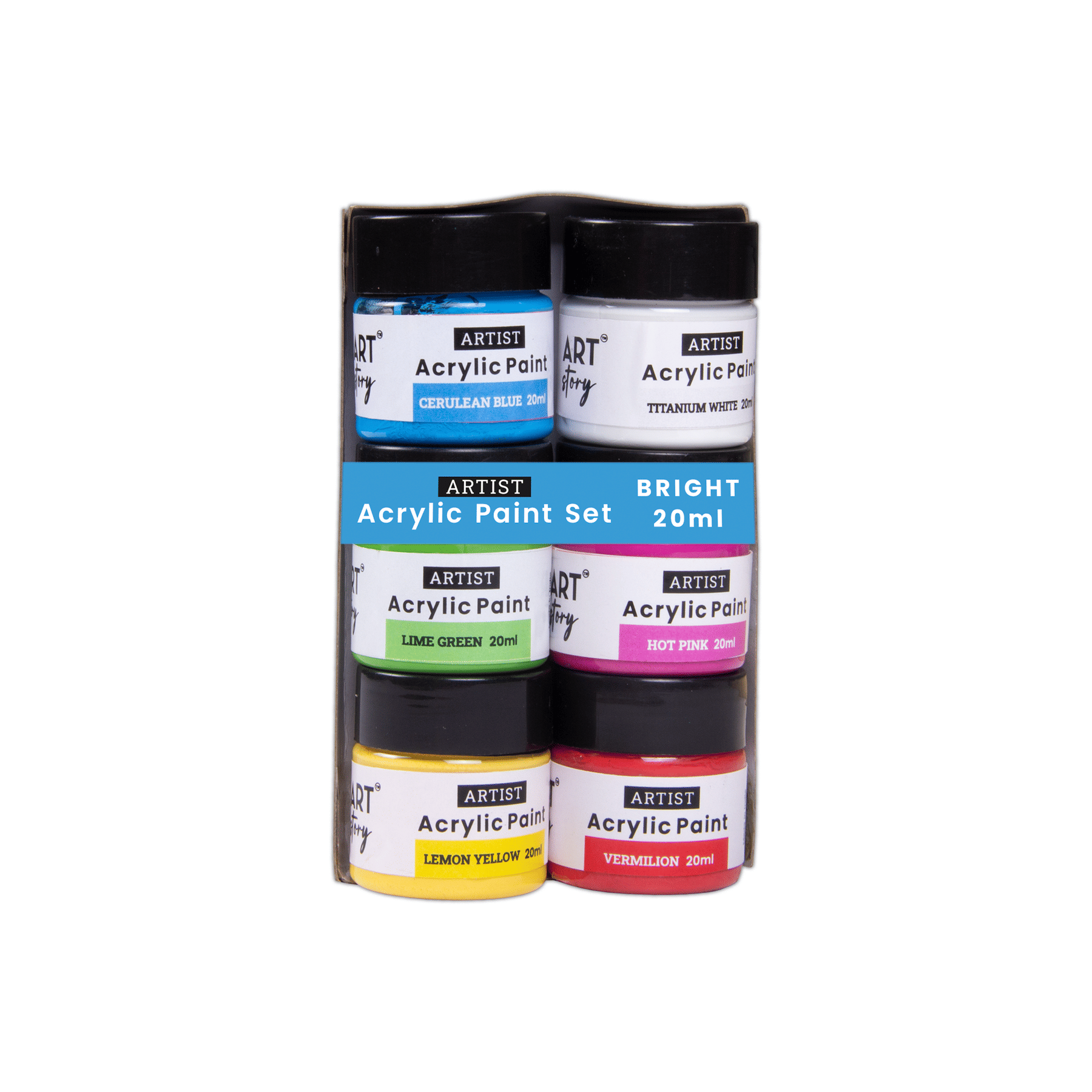     			Itsy Bitsy Art Story Acrylic Colour Set Bright 6 Colors X 20ml Each