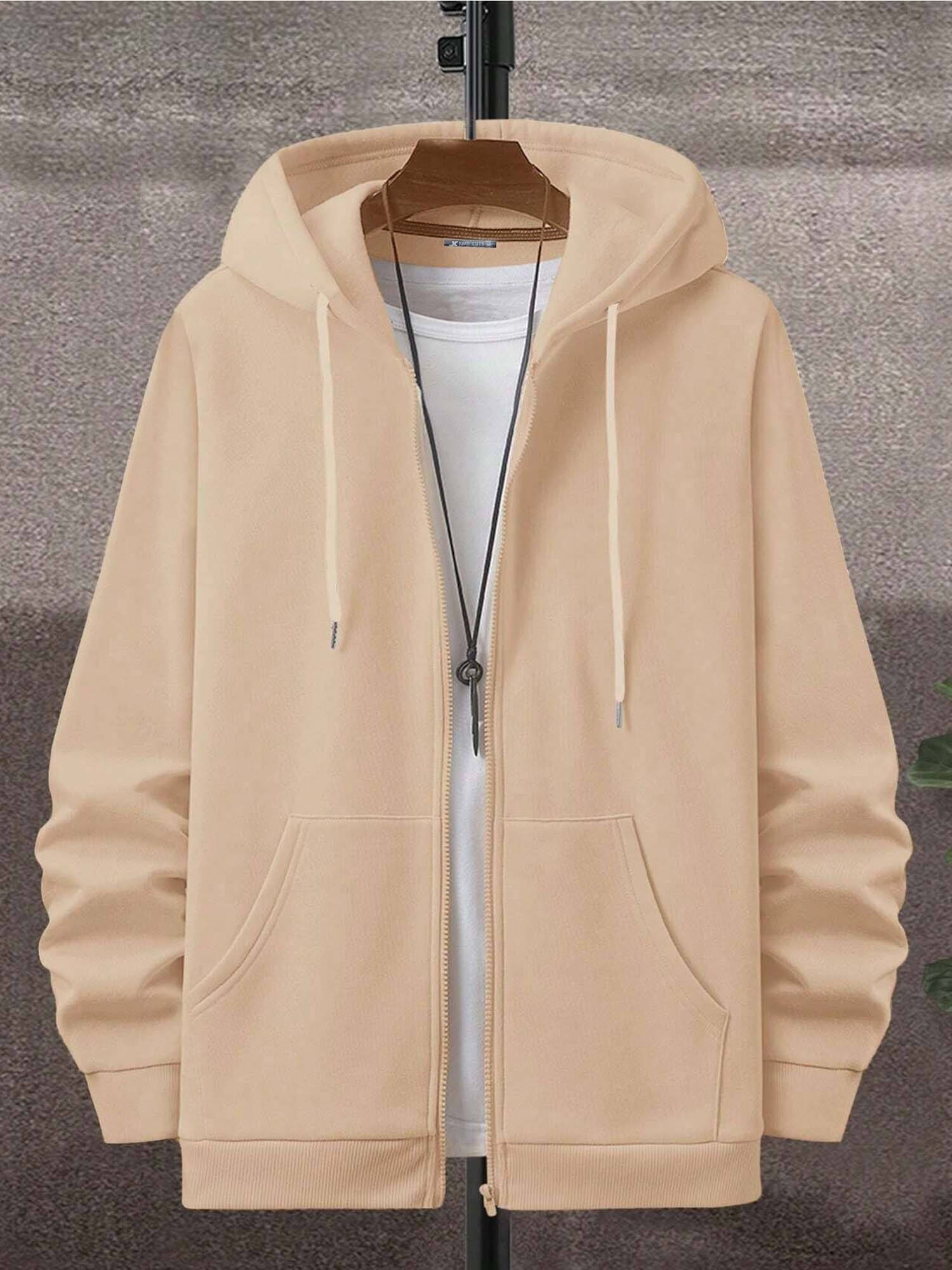 JUMP CUTS Cotton Blend Hooded Men's Sweatshirt - Beige ( Pack of 1 )     			JUMP CUTS Cotton Blend Hooded Men's Sweatshirt - Beige ( Pack of 1 )
