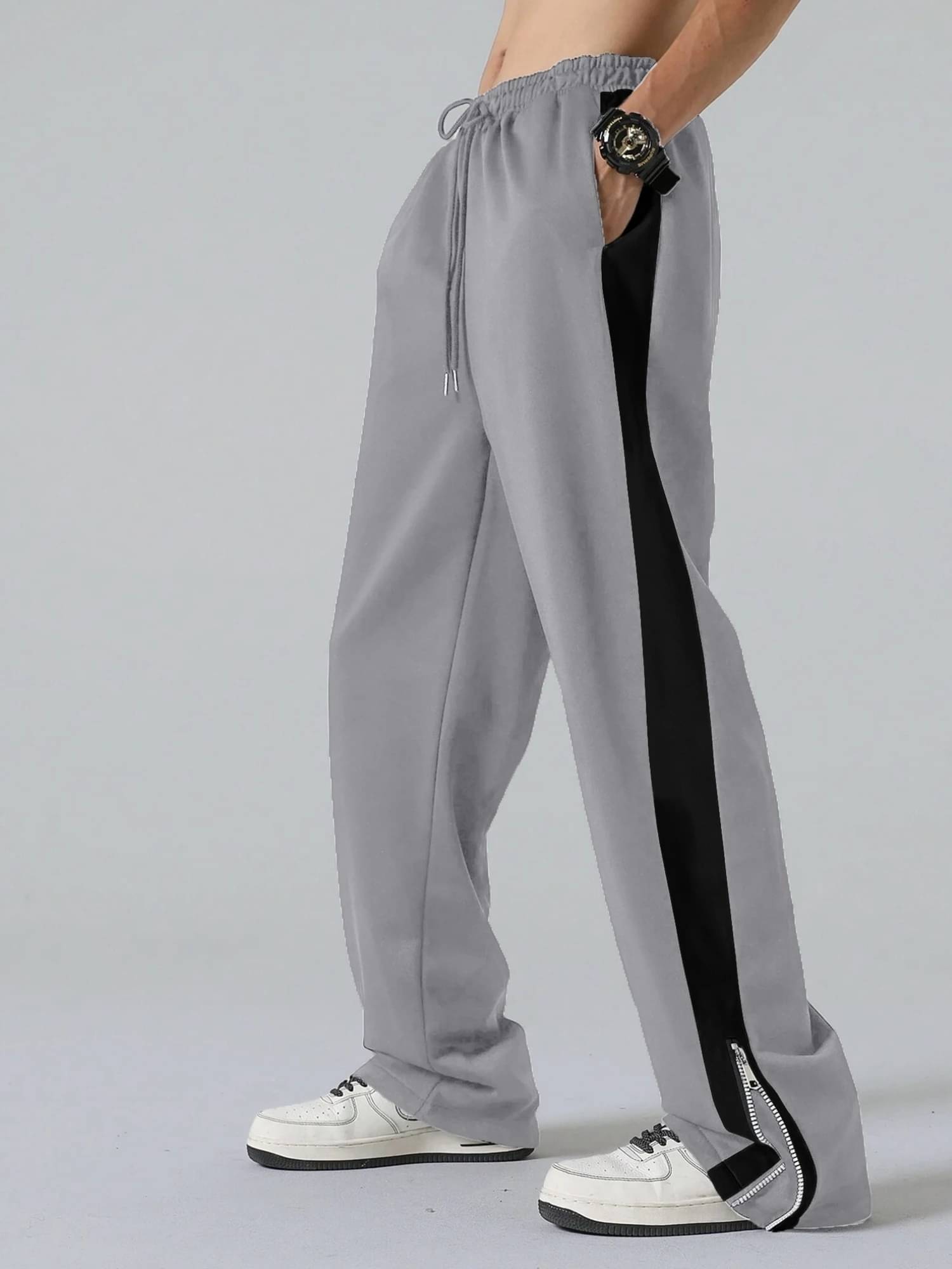     			JUMP CUTS Grey Polyester Men's Trackpants ( Pack of 1 )
