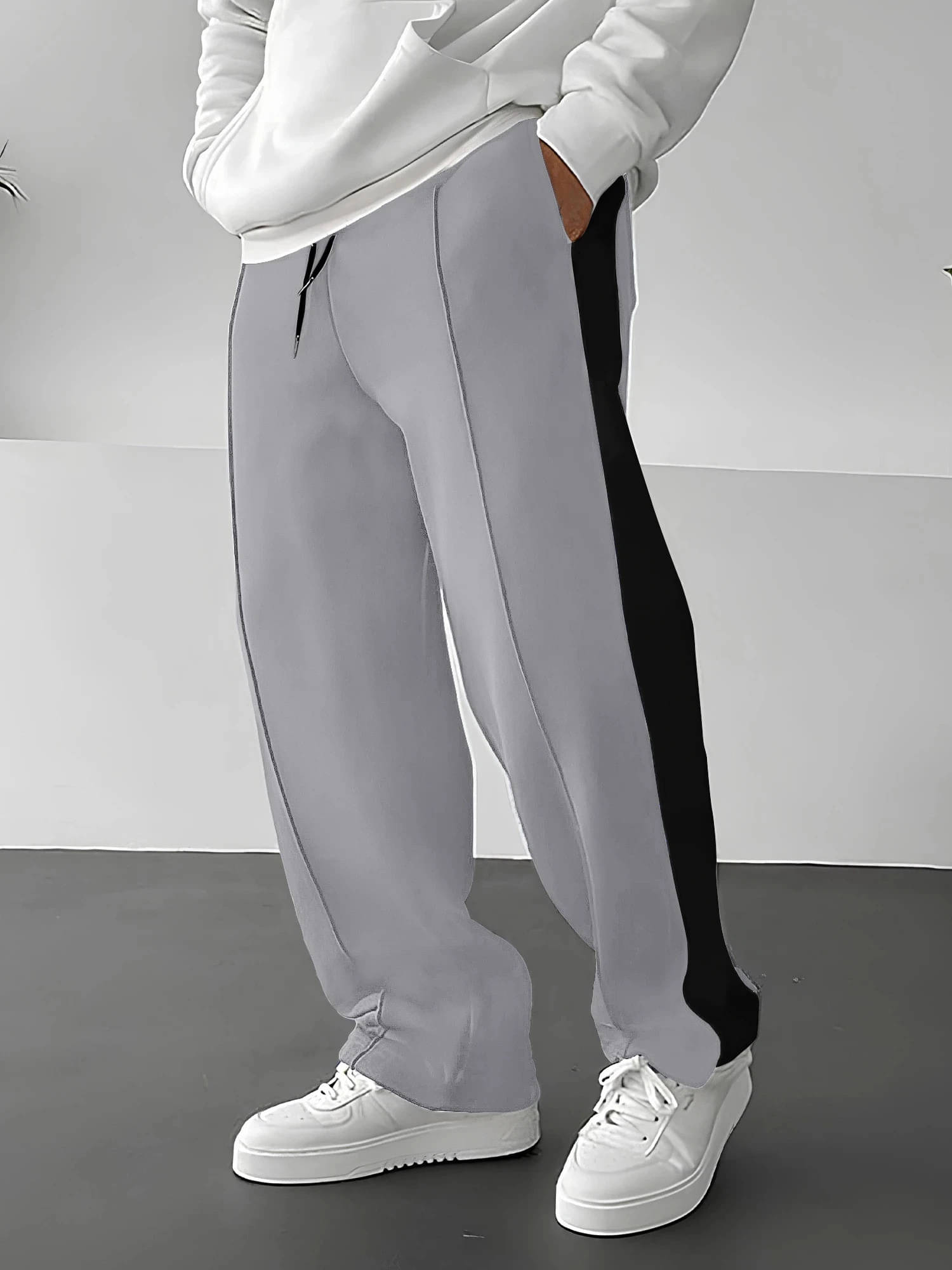     			JUMP CUTS Grey Polyester Men's Trackpants ( Pack of 1 )