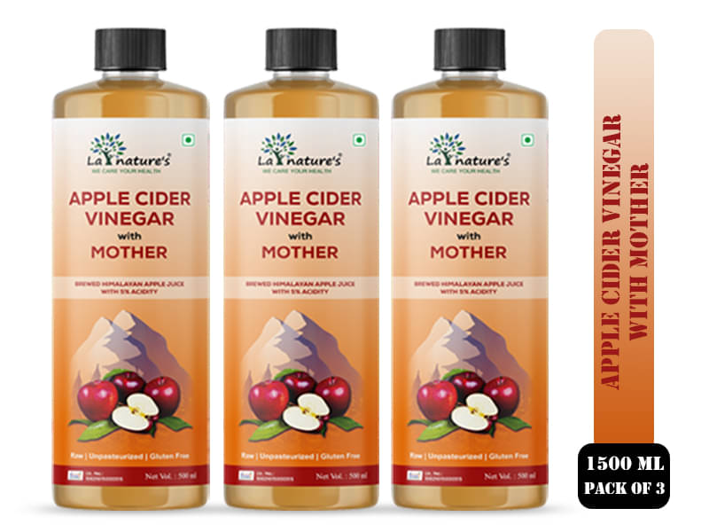 La Nature's Apple Cider Vinegar ( Pack of 3 )     			La Nature's Apple Cider Vinegar ( Pack of 3 )