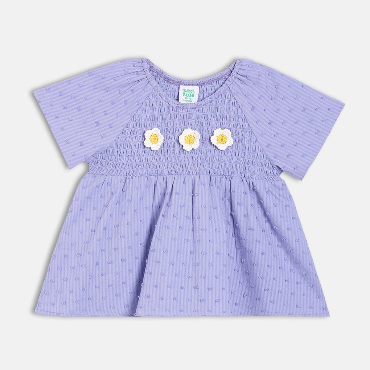     			MINI KLUB Pack of 1 Girls Cotton Top ( Purple )
