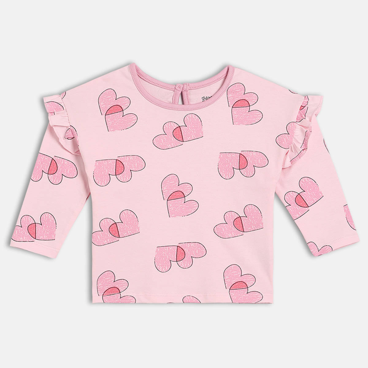     			MINI KLUB Pack of 1 Baby Girls Cotton Top ( Pink )