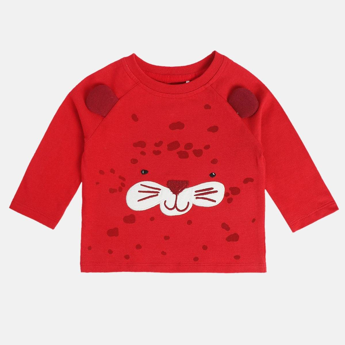     			MINI KLUB Pack of 1 Baby Boys Cotton T-Shirt ( Red )