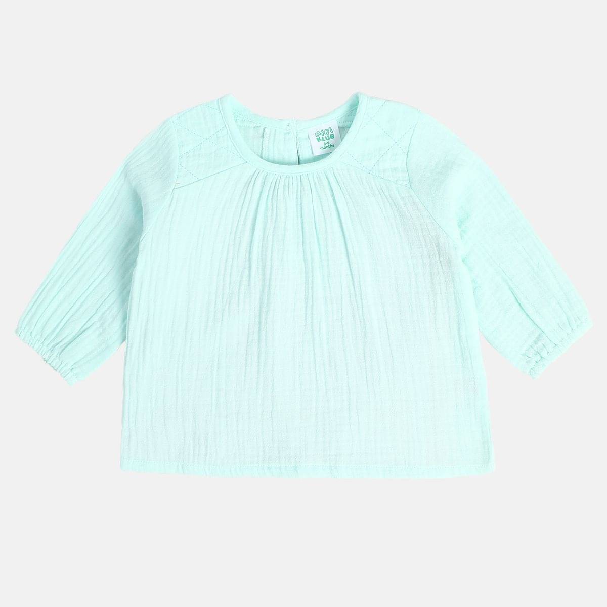     			MINI KLUB Pack of 1 Baby Girls Cotton Top ( Mint Green )