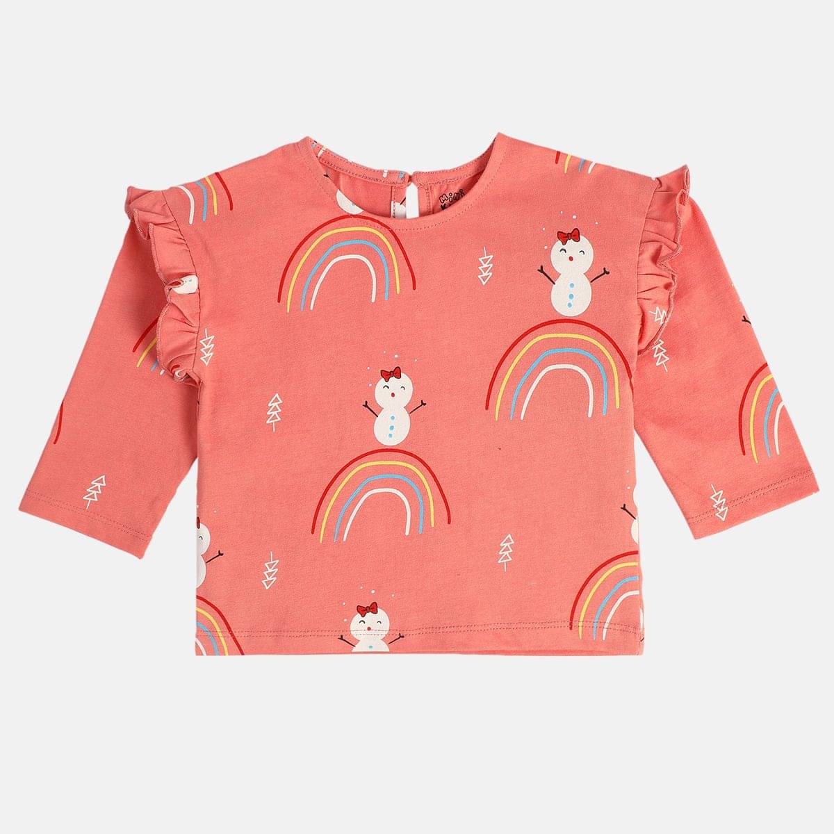     			MINI KLUB Pack of 1 Baby Girls Cotton Top ( Pink )