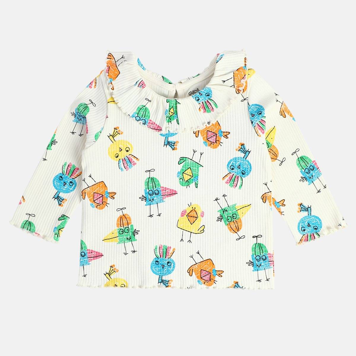     			MINI KLUB Pack of 1 Girls Cotton Top ( Cream )