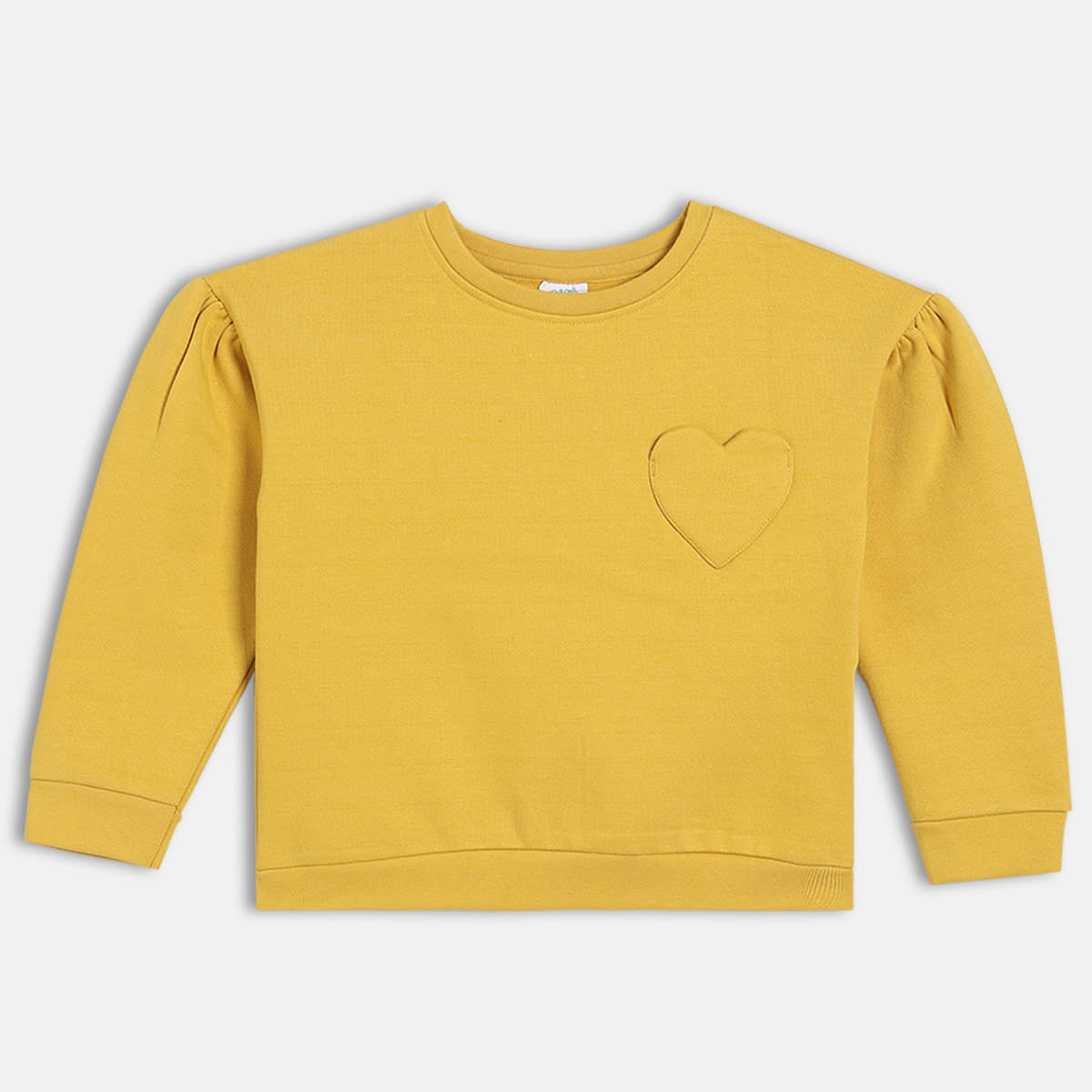    			MINI KLUB Pack of 1 Girls Cotton Sweatshirt ( Mustard )