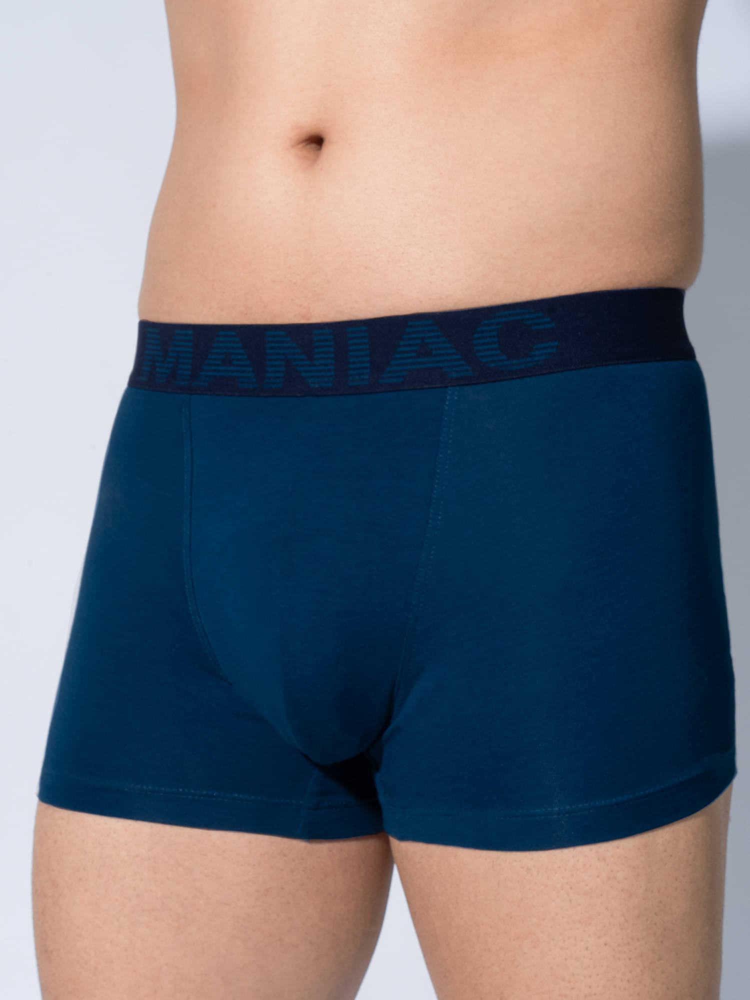     			Maniac Pack of 1 Cotton Trunks For Men's ( Blue )