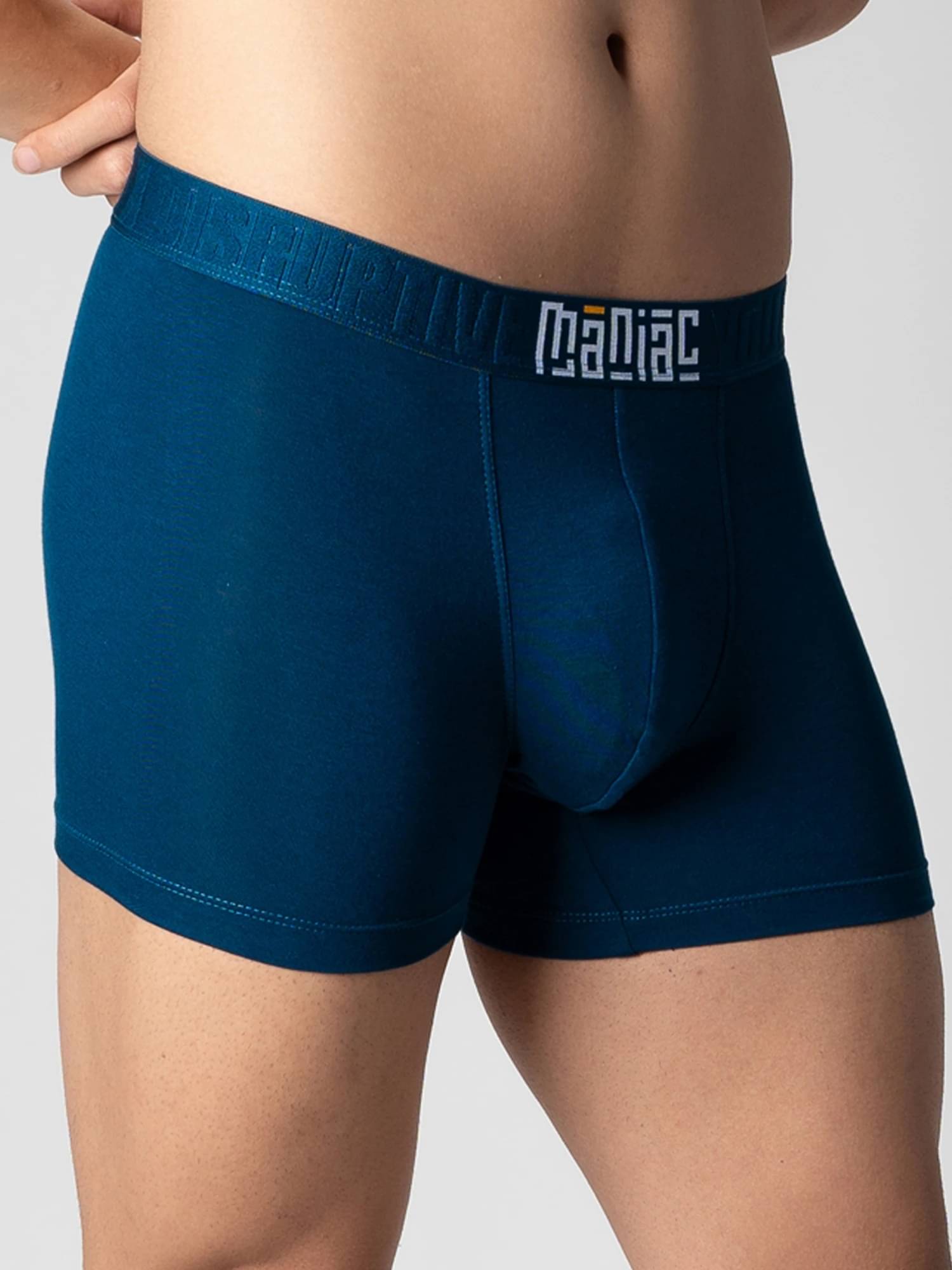 Maniac Pack of 1 Modal Trunks For Men's ( Blue ) Maniac Pack of 1 Modal Trunks For Men's ( Blue )