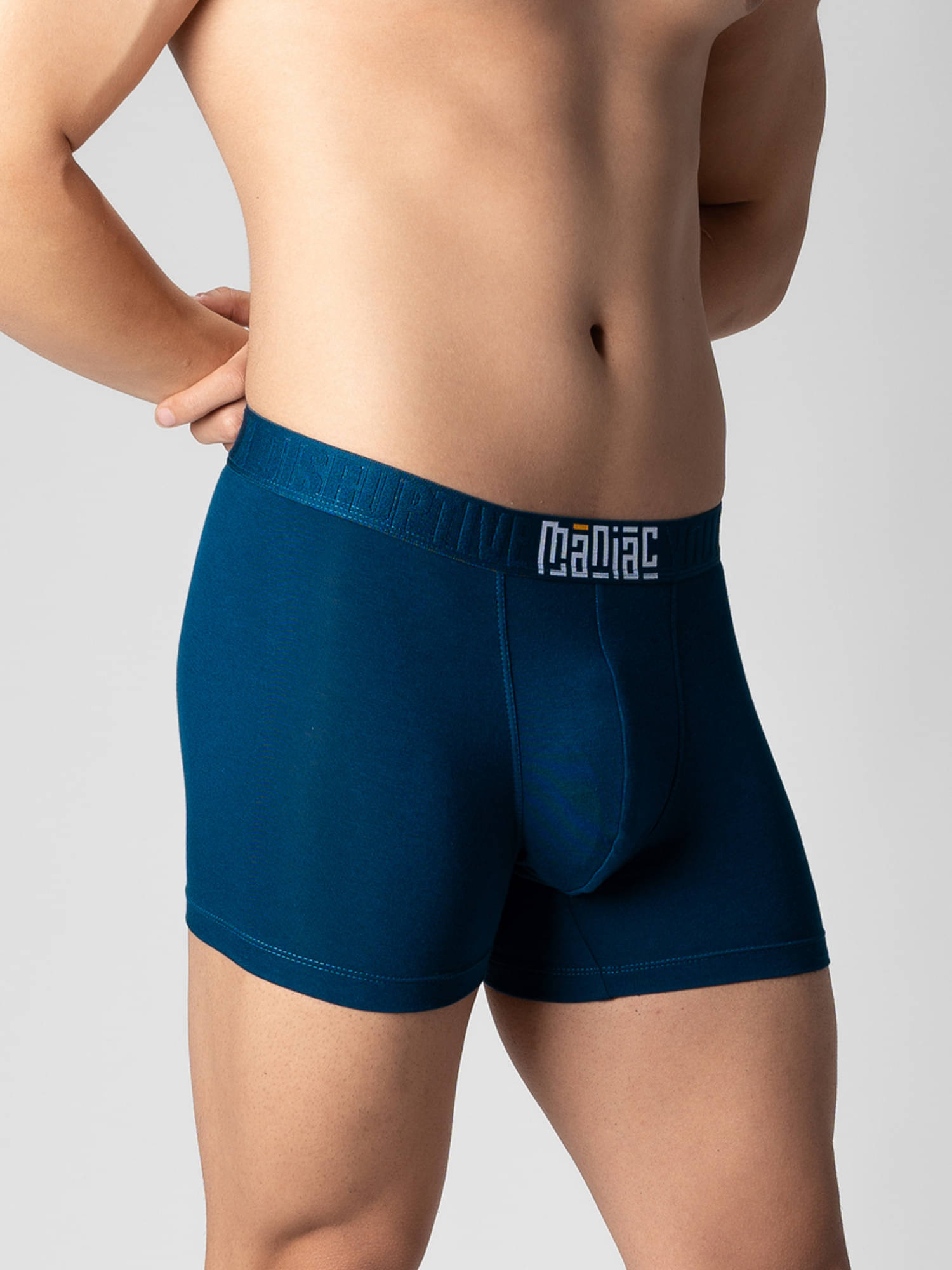     			Maniac Pack of 1 Modal Trunks For Men's ( Blue )