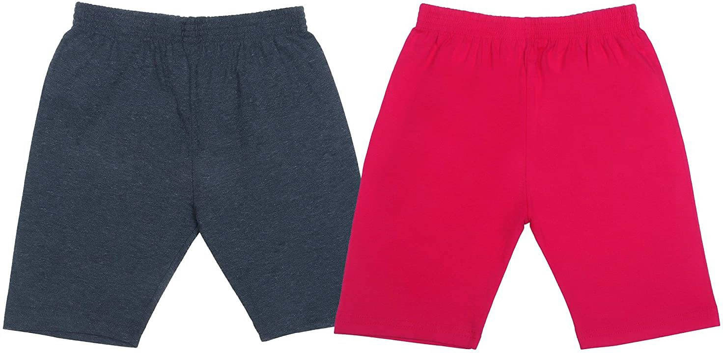     			NIORT FASHION Pack of 2 Girls Cotton Shorts ( Multicolor 1 )