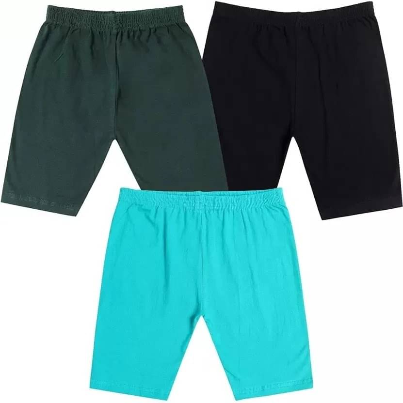     			NIORT FASHION Pack of 3 Girls Cotton Blend Shorts ( Multicolor 1 )