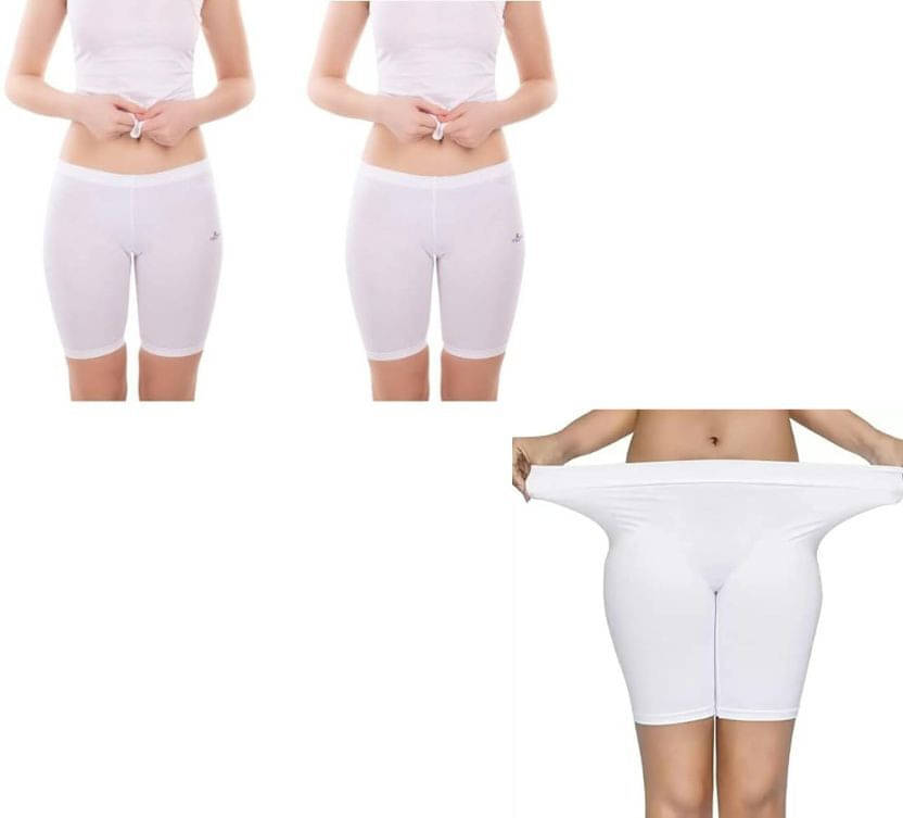     			NIORT FASHION Pack of 3 Girls Cotton Blend Shorts ( White )