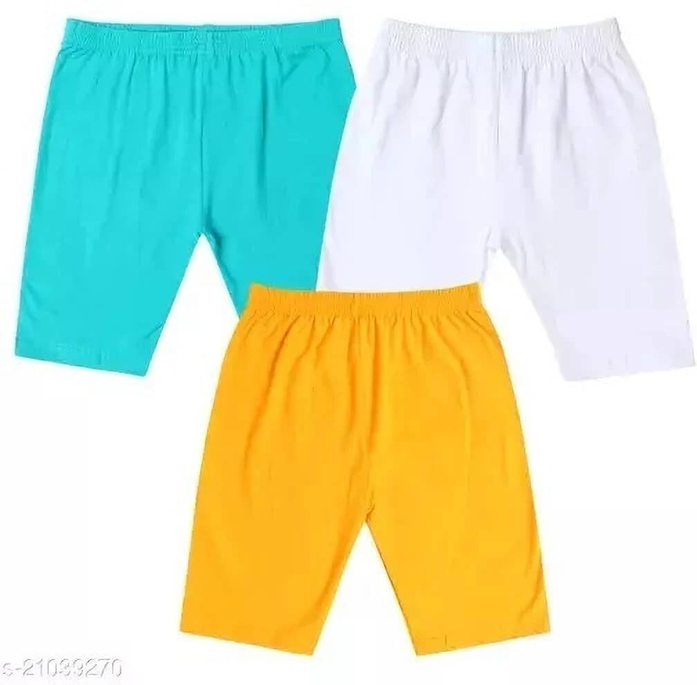     			NIORT FASHION Pack of 3 Girls Cotton Blend Shorts ( Multicolor 1 )