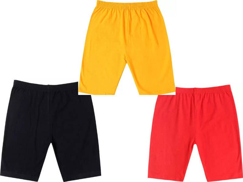     			NIORT FASHION Pack of 3 Girls Cotton Blend Shorts ( Multicolor 1 )