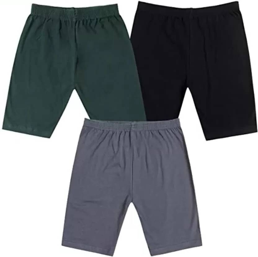     			NIORT FASHION Pack of 3 Girls Cotton Blend Shorts ( Multicolor 1 )