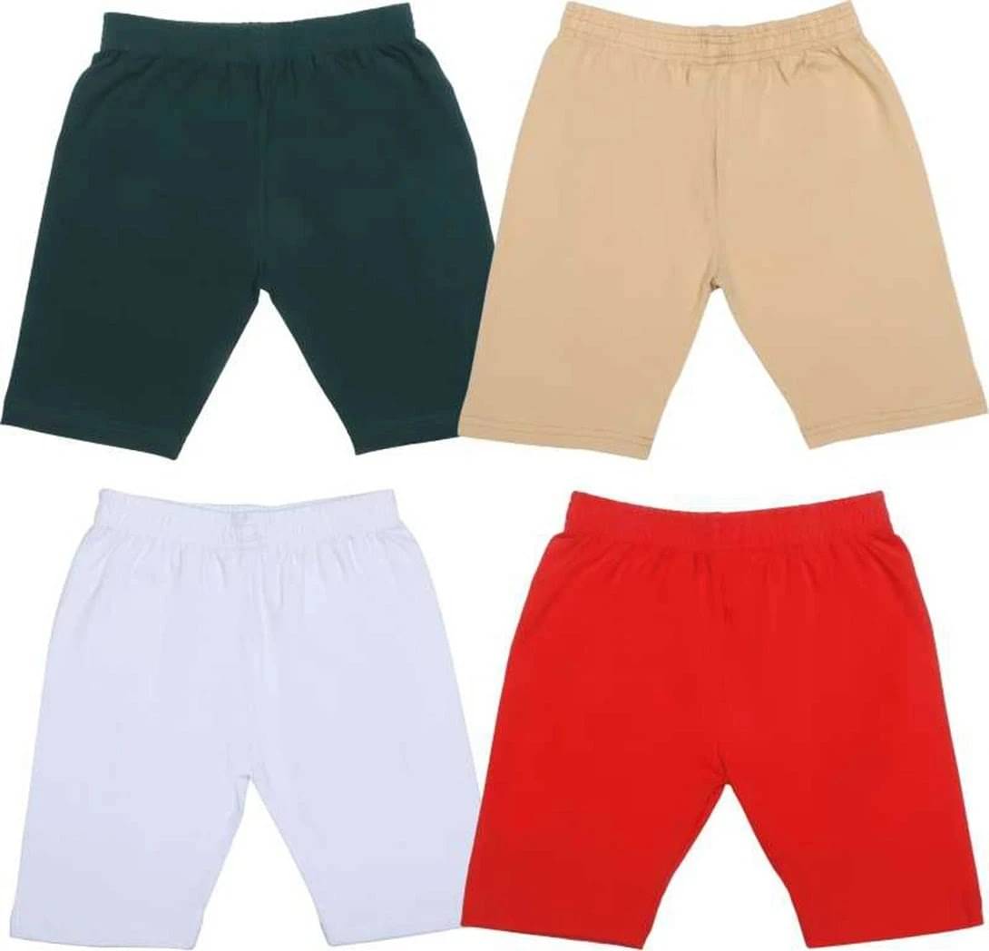     			NIORT FASHION Pack of 4 Girls Cotton Blend Shorts ( Multicolor 1 )