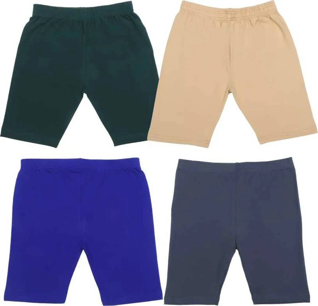     			NIORT FASHION Pack of 4 Girls Cotton Blend Shorts ( Multicolor 1 )