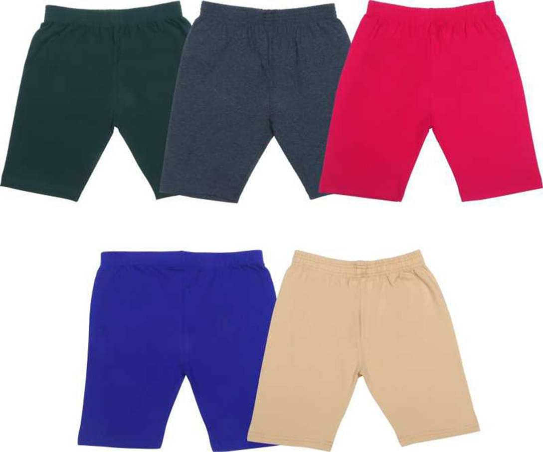     			NIORT FASHION Pack of 5 Girls Cotton Blend Shorts ( Multicolor 1 )