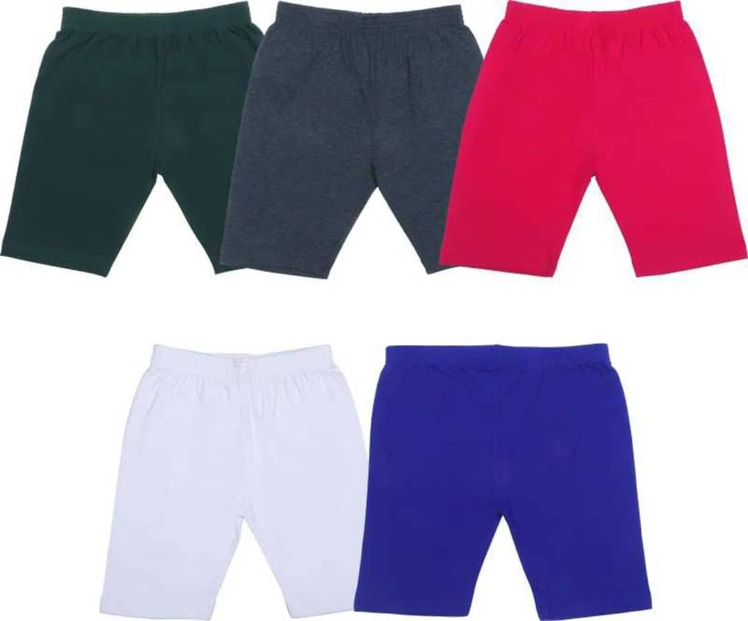     			NIORT FASHION Pack of 5 Girls Cotton Blend Shorts ( Multicolor 1 )