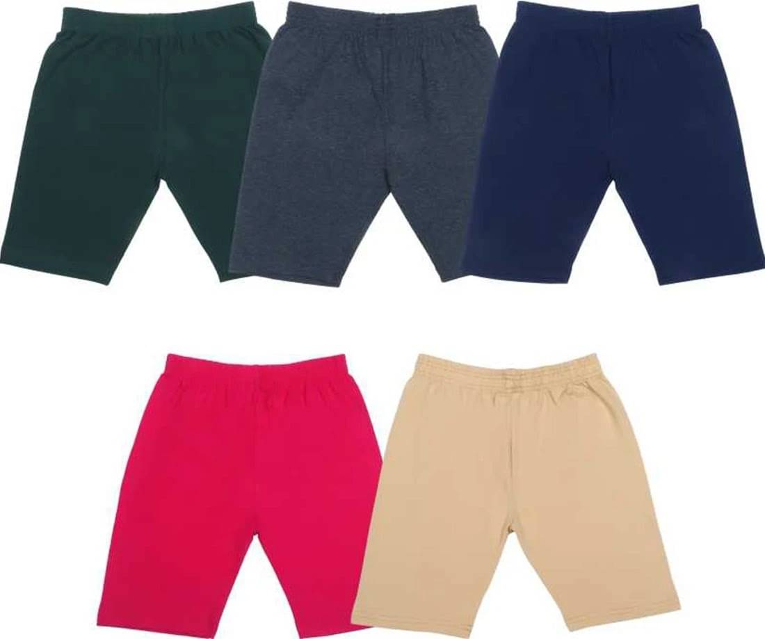     			NIORT FASHION Pack of 5 Girls Cotton Blend Shorts ( Multicolor 1 )